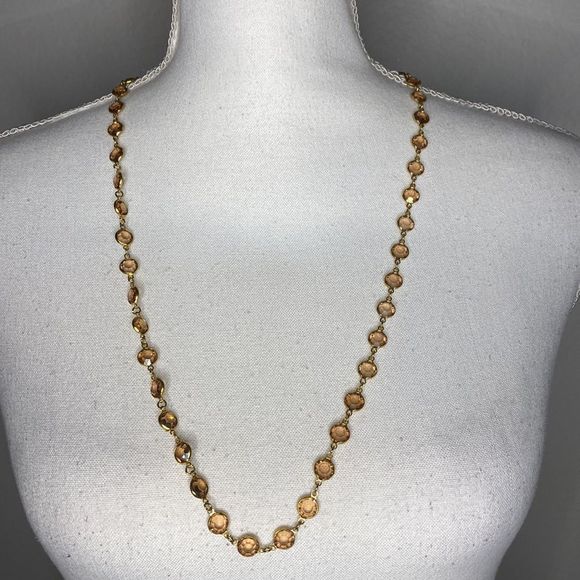 Les Bernard Jewelry Signed Vintage Les Bernard Bezel Set Crystal